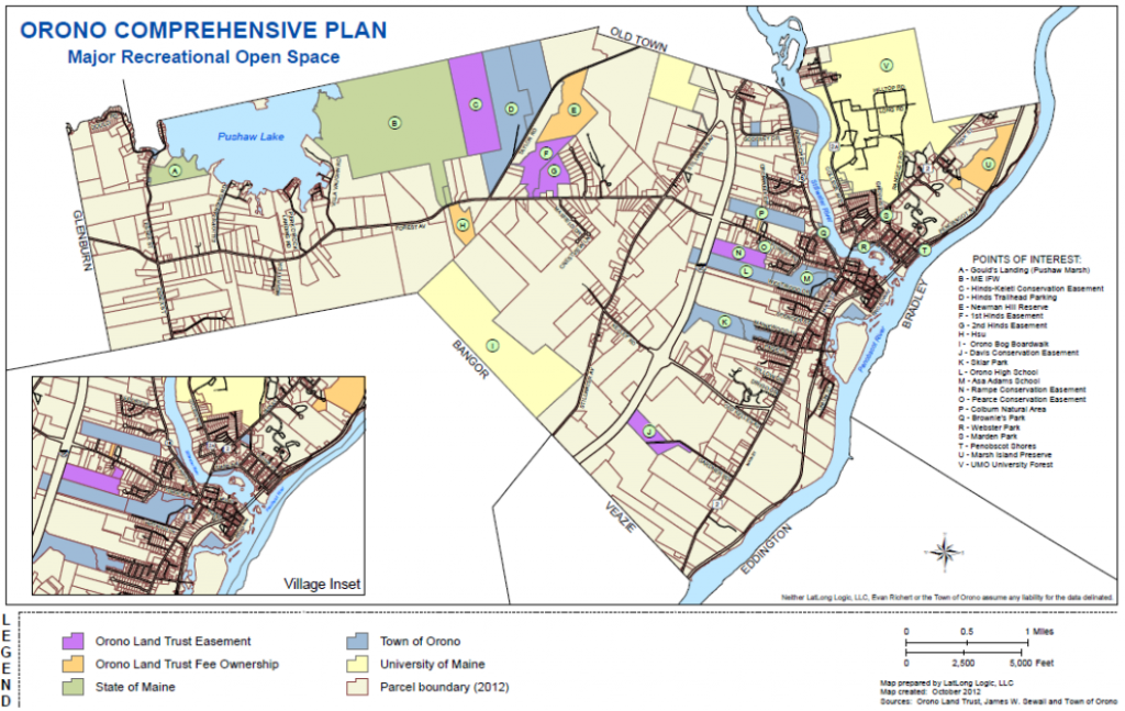 Trails and Maps Orono Land Trust