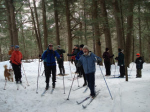 Skiing on Piney Knoll