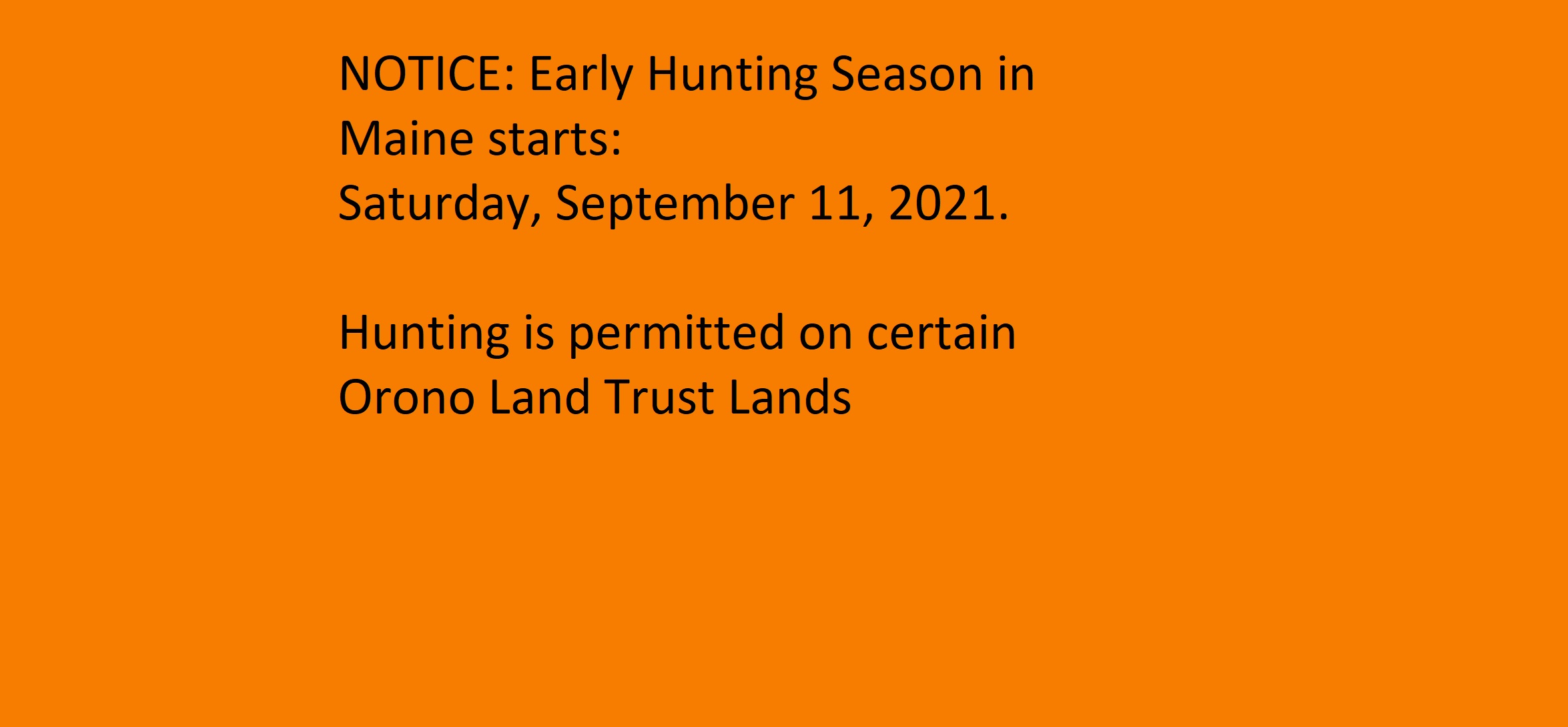 Written warning with orange background